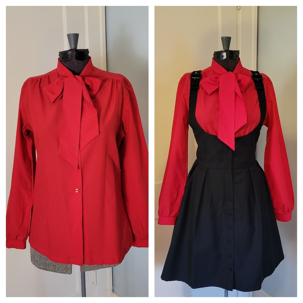 Lucky Winner Cherry Bow Blouse